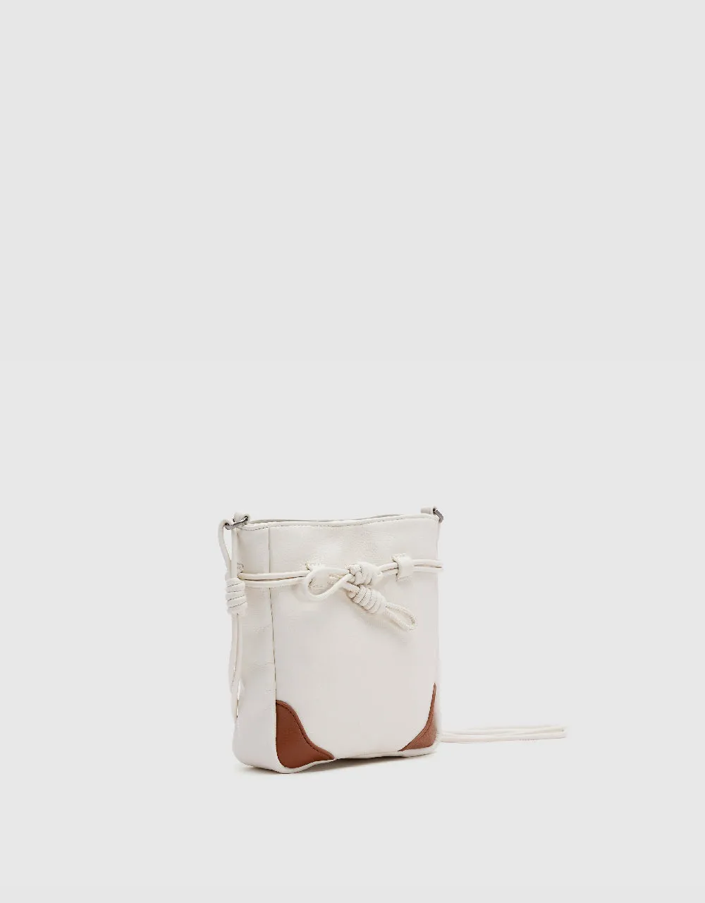 Litchi Embossed Vegan Leather Crossbody Bag sold by Urban Revivo product image thumbnail 3