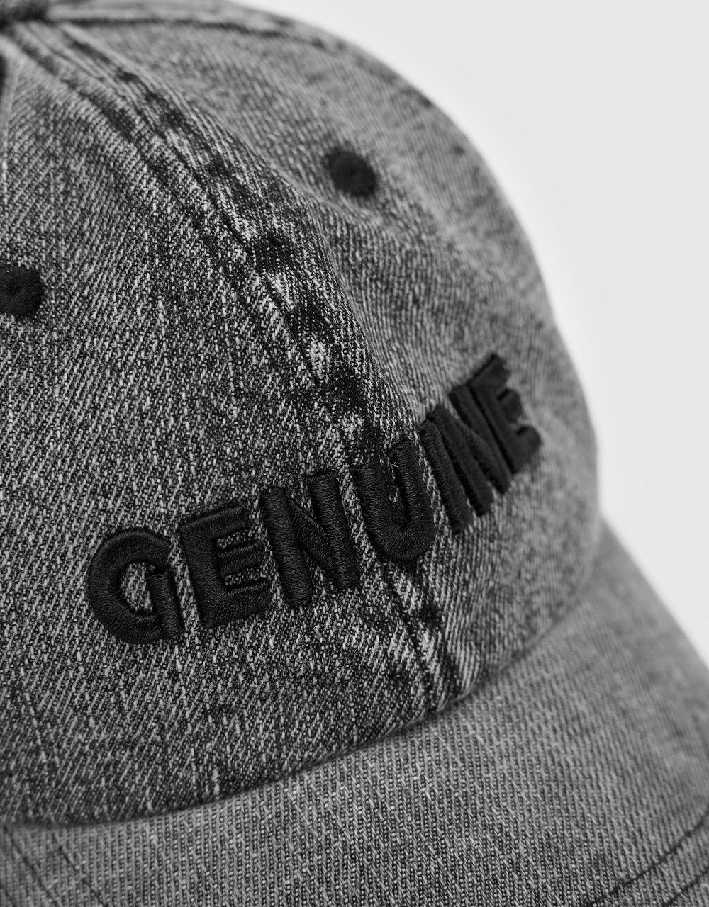 Letter Embroidered Denim Baseball Cap sold by Urban Revivo product image thumbnail 4