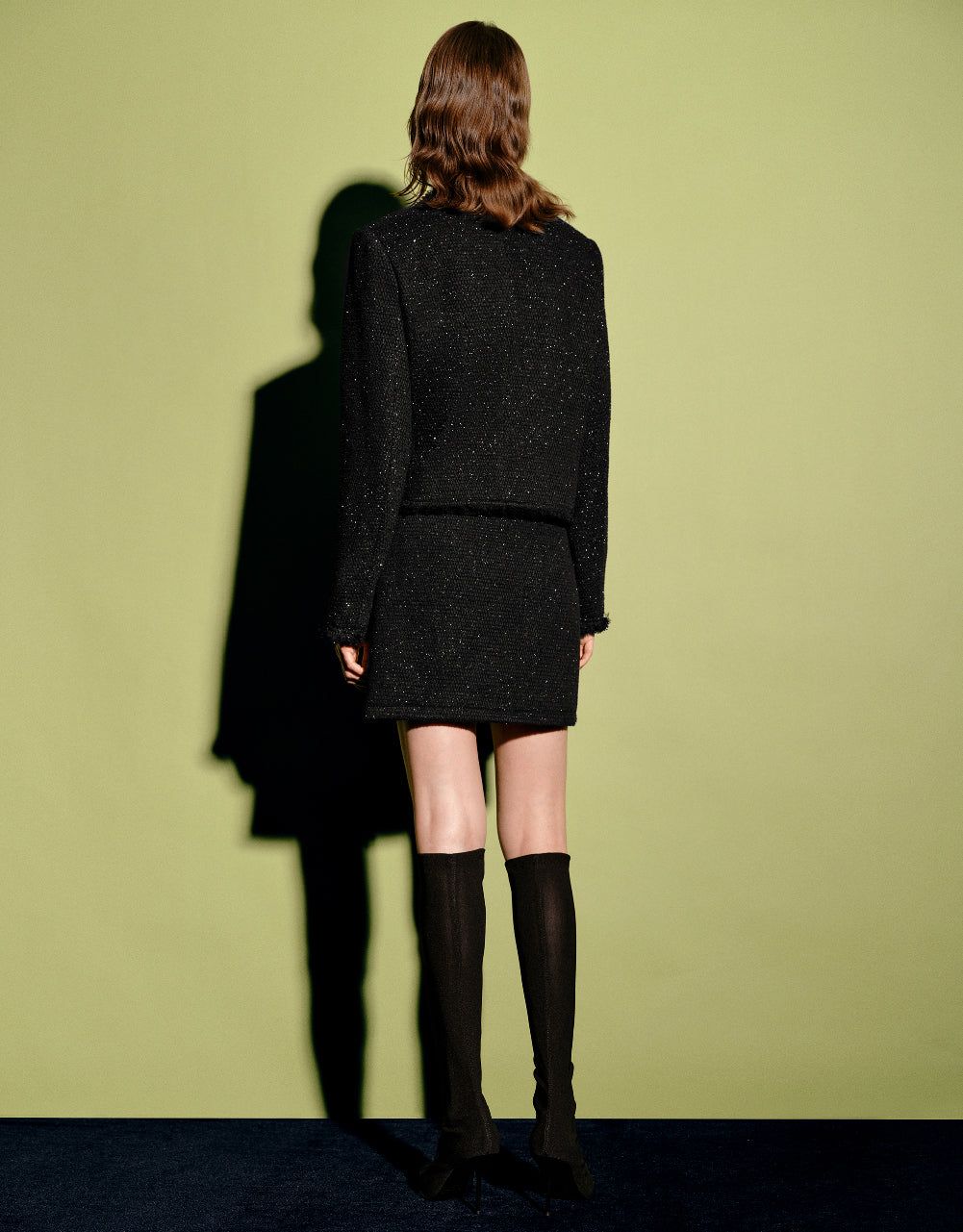 Tweed Denim Jacket sold by Urban Revivo product image thumbnail 3