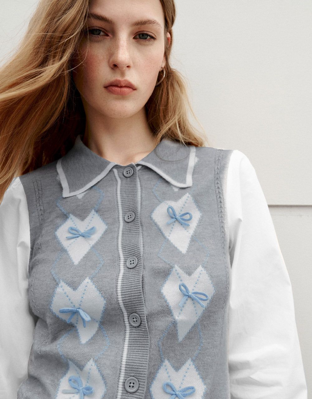 Shirt Collar Knitted Cardigan sold by Urban Revivo product image thumbnail 4