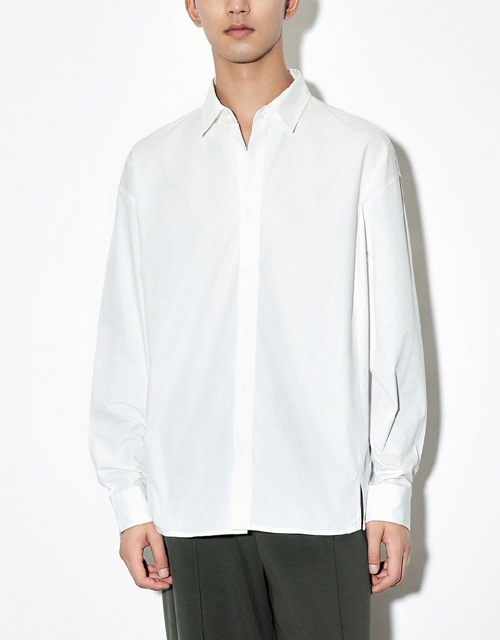Button Up Loose Shirt sold by Urban Revivo product image thumbnail 2