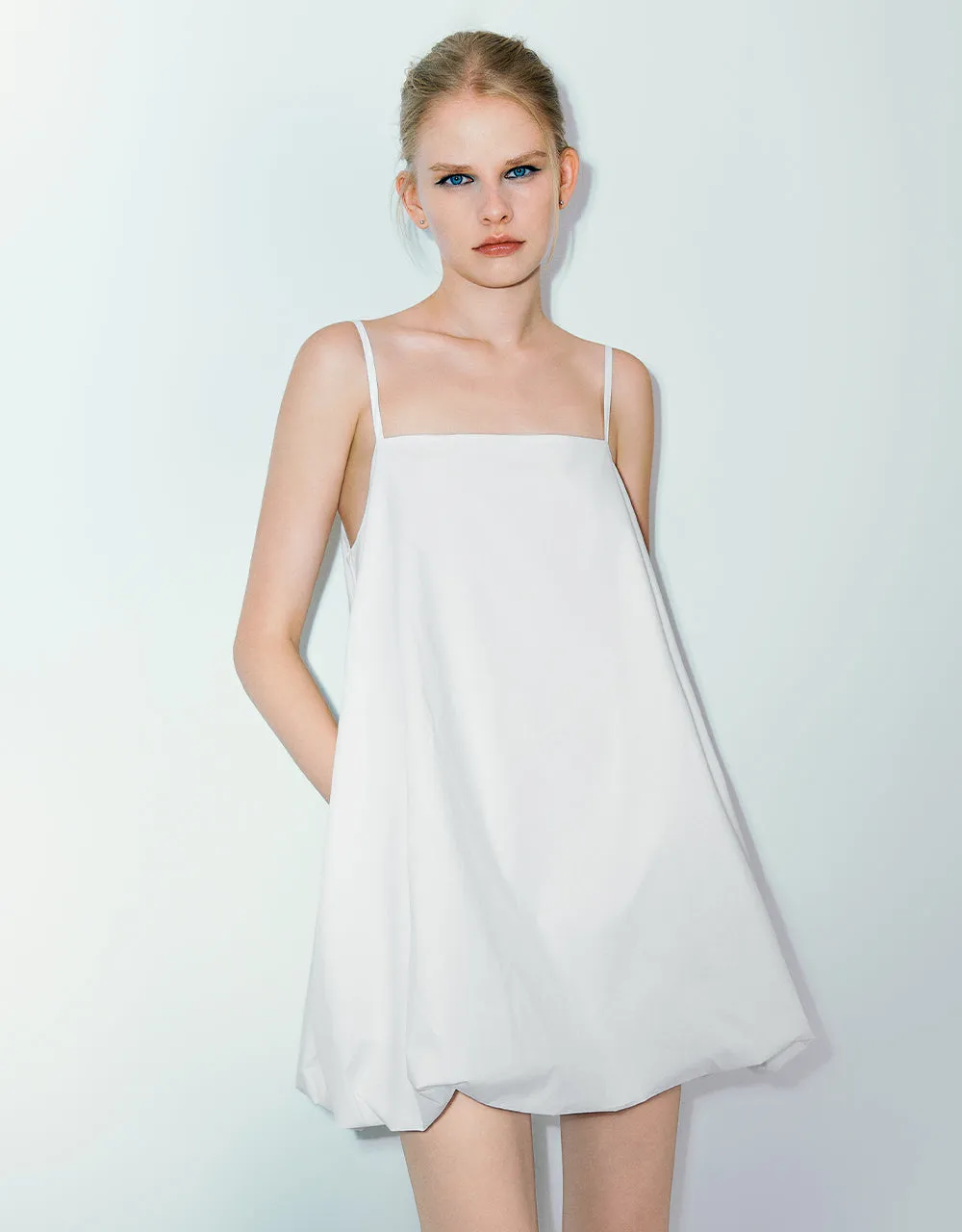 Bubble Hem A-Line Cami Dress sold by Urban Revivo