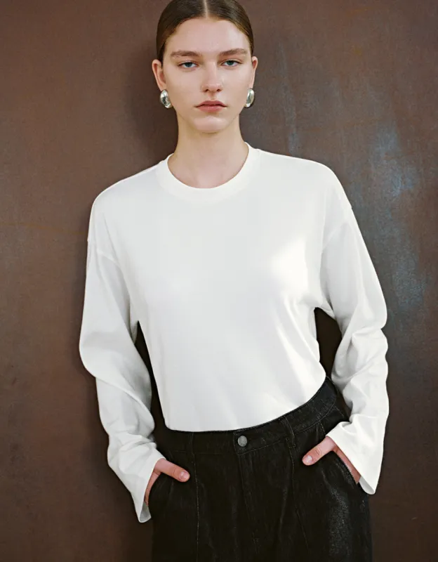 Crew Neck Knitted T-Shirt sold by Urban Revivo