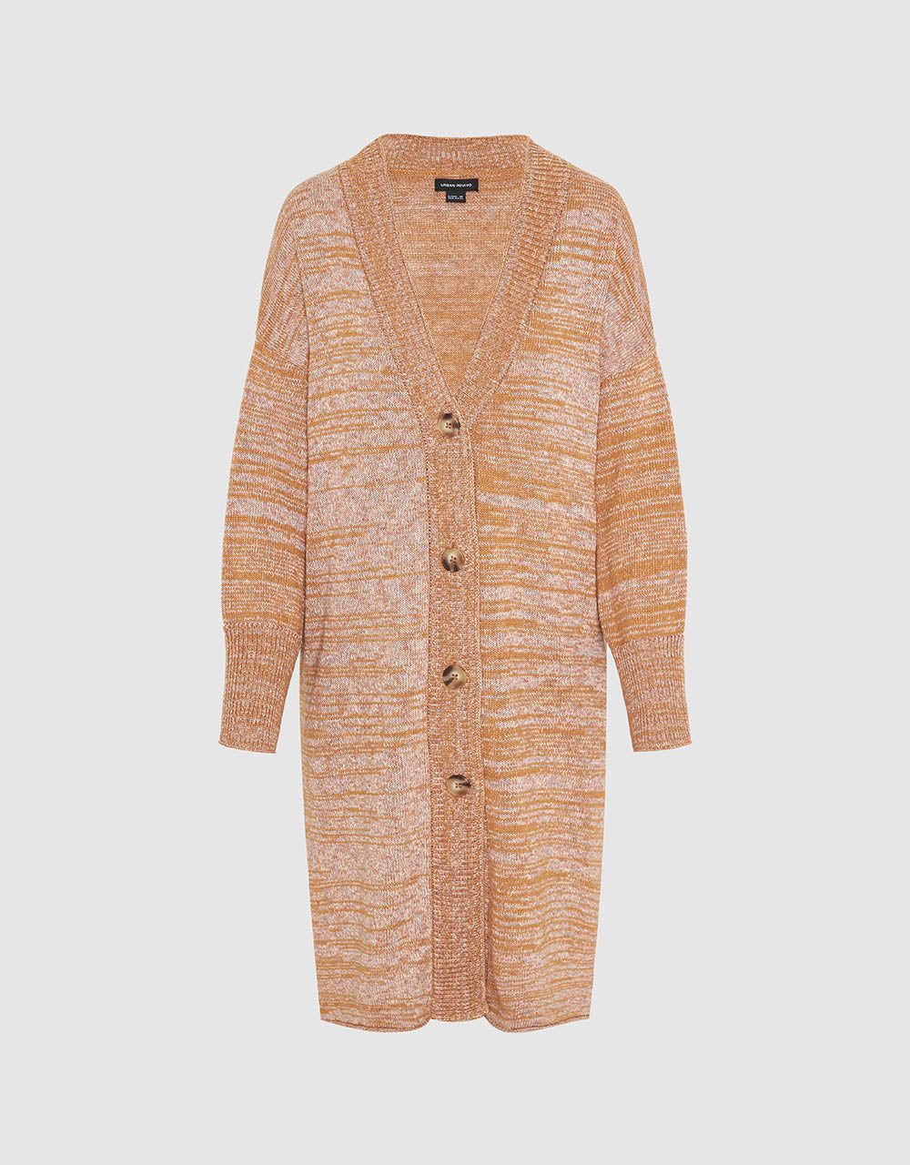 Drop Shoulder Sleeve Knitted Cardigan sold by Urban Revivo product image thumbnail 2