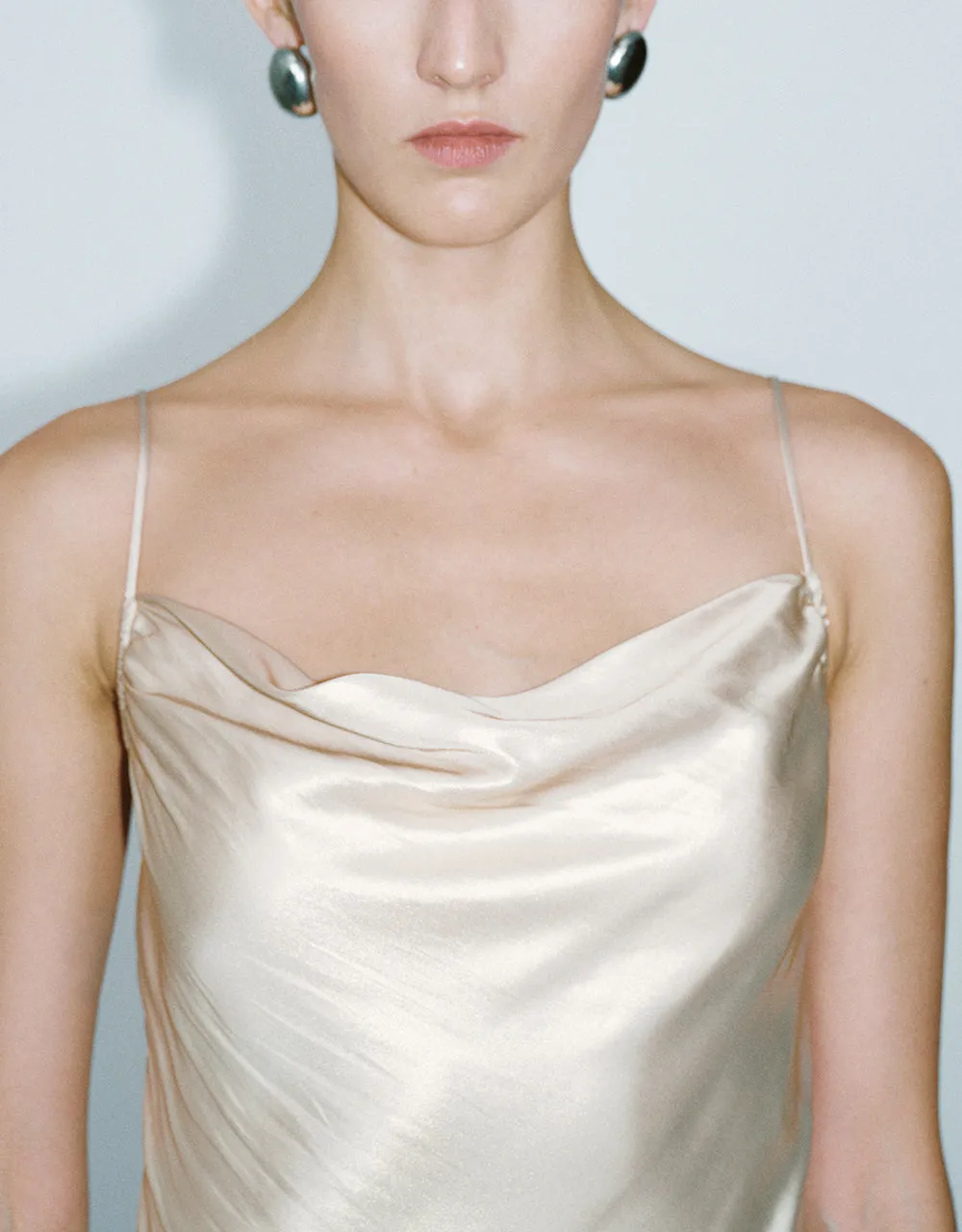 Cowl Neck Skinny Cami Dress sold by Urban Revivo product image thumbnail 4