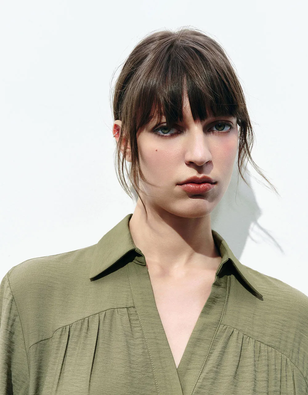 Button Up Straight Shirt Dress sold by Urban Revivo product image thumbnail 5