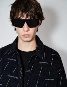 Printed Oversized Jacket sold by Urban Revivo