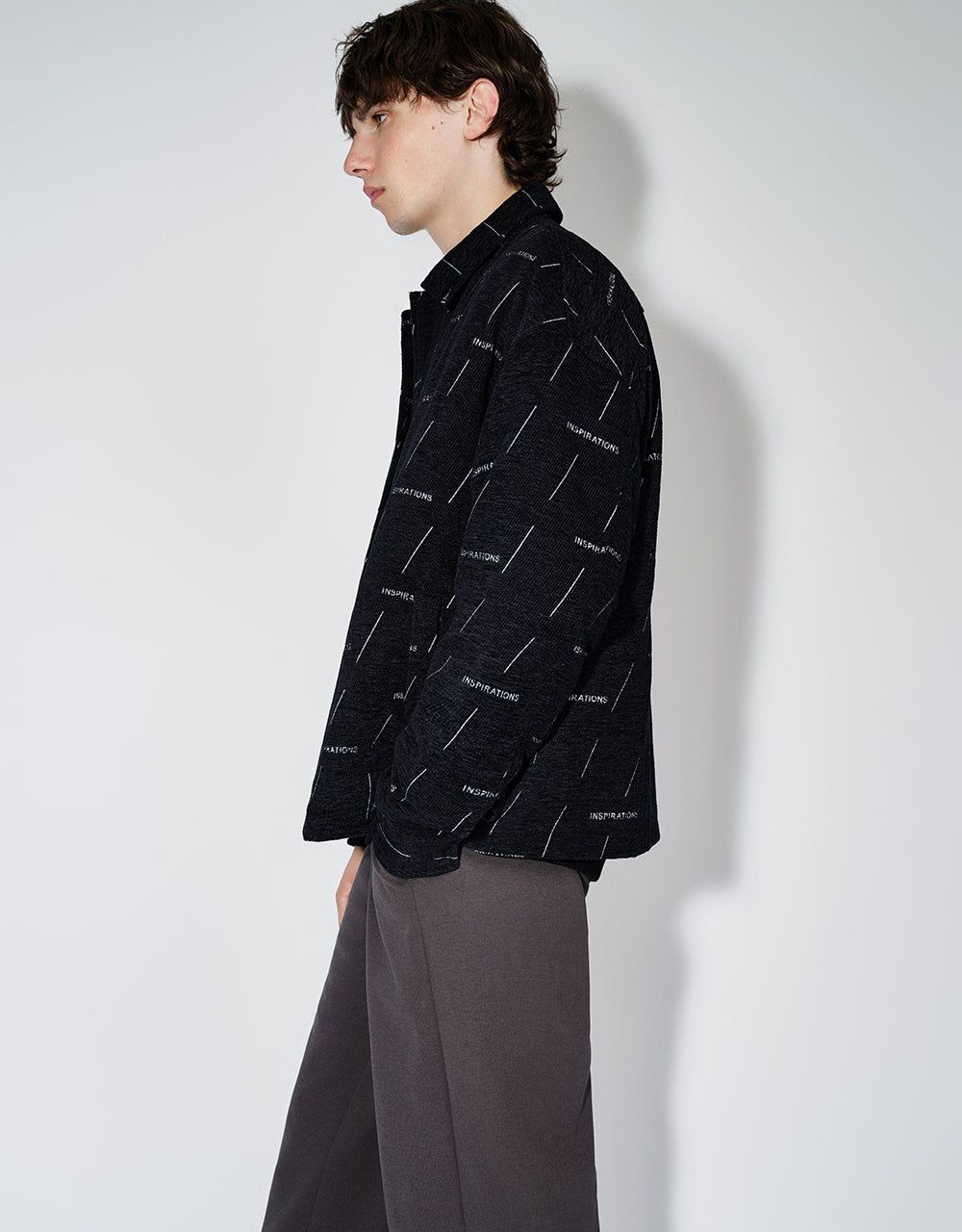 Printed Oversized Jacket sold by Urban Revivo product image thumbnail 3