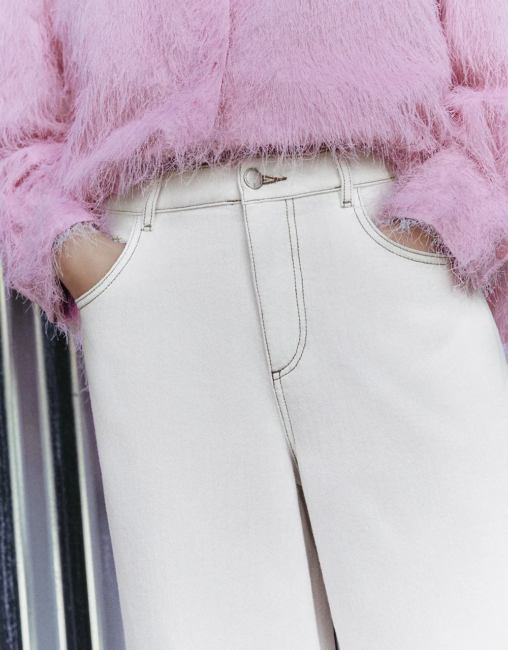 Gradient Wide-Leg Jeans sold by Urban Revivo product image thumbnail 5