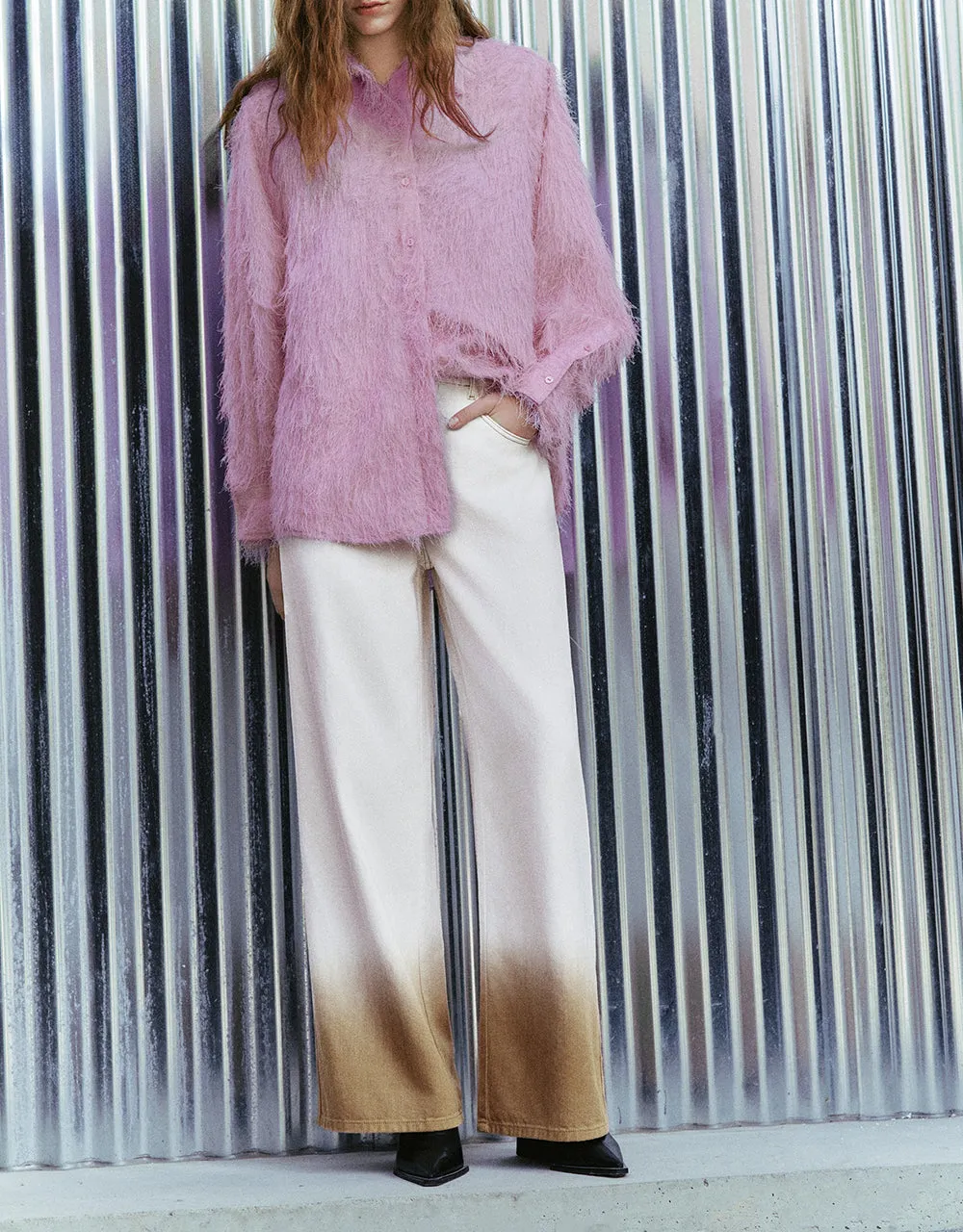 Gradient Wide-Leg Jeans sold by Urban Revivo product image thumbnail 2