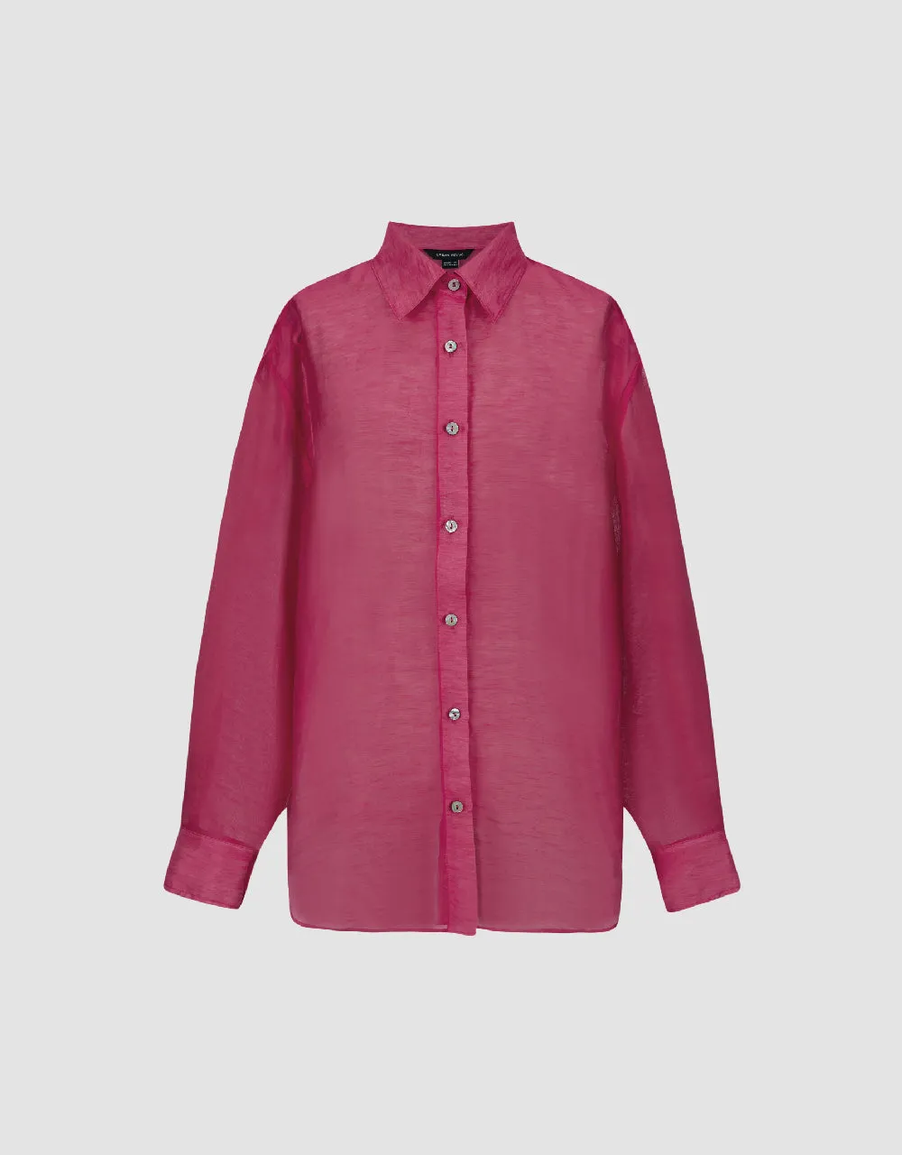 Button Up Straight Shirt sold by Urban Revivo product image thumbnail 2