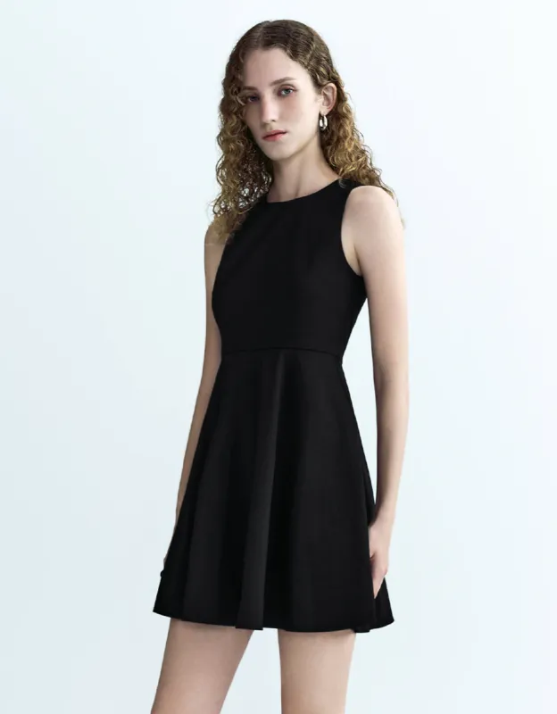 Sleeveless Crew Neck A-Line Dress sold by Urban Revivo