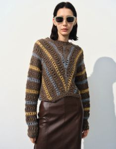 Drop Shoulder Sleeve Crew Neck Sweater sold by Urban Revivo