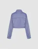 Cropped Gradient Denim Jacket sold by Urban Revivo