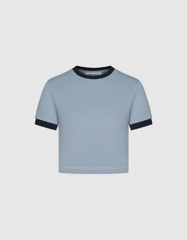 Crew Neck Skinny T-Shirt sold by Urban Revivo