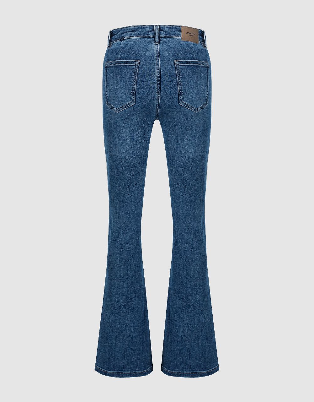 Split Hem Flare Jeans sold by Urban Revivo product image thumbnail 3