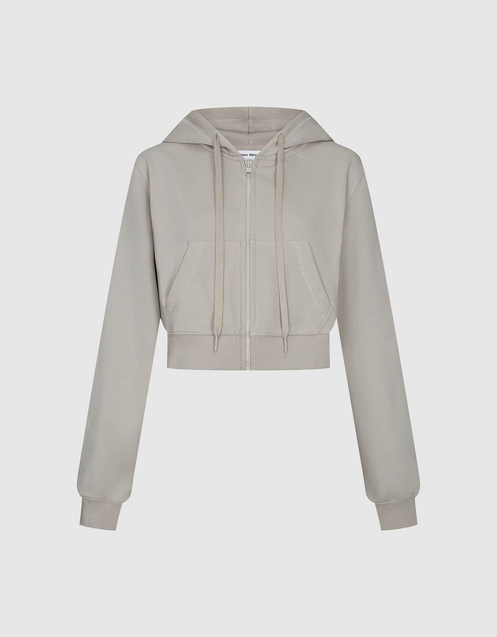 Zipper Front Hooded Knitted Jacket sold by Urban Revivo product image thumbnail 2