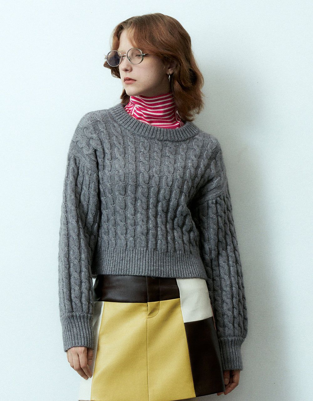 Crew Neck Rib Knitted Sweater sold by Urban Revivo