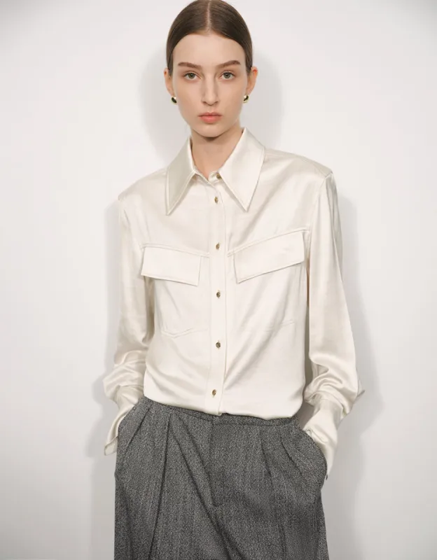 Straight Loose Shirt sold by Urban Revivo