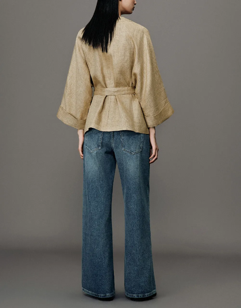 Dolman Sleeve Straight Jacket sold by Urban Revivo product image thumbnail 4