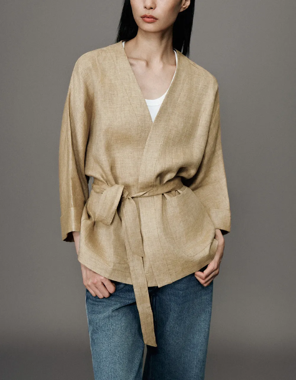 Dolman Sleeve Straight Jacket sold by Urban Revivo product image thumbnail 2