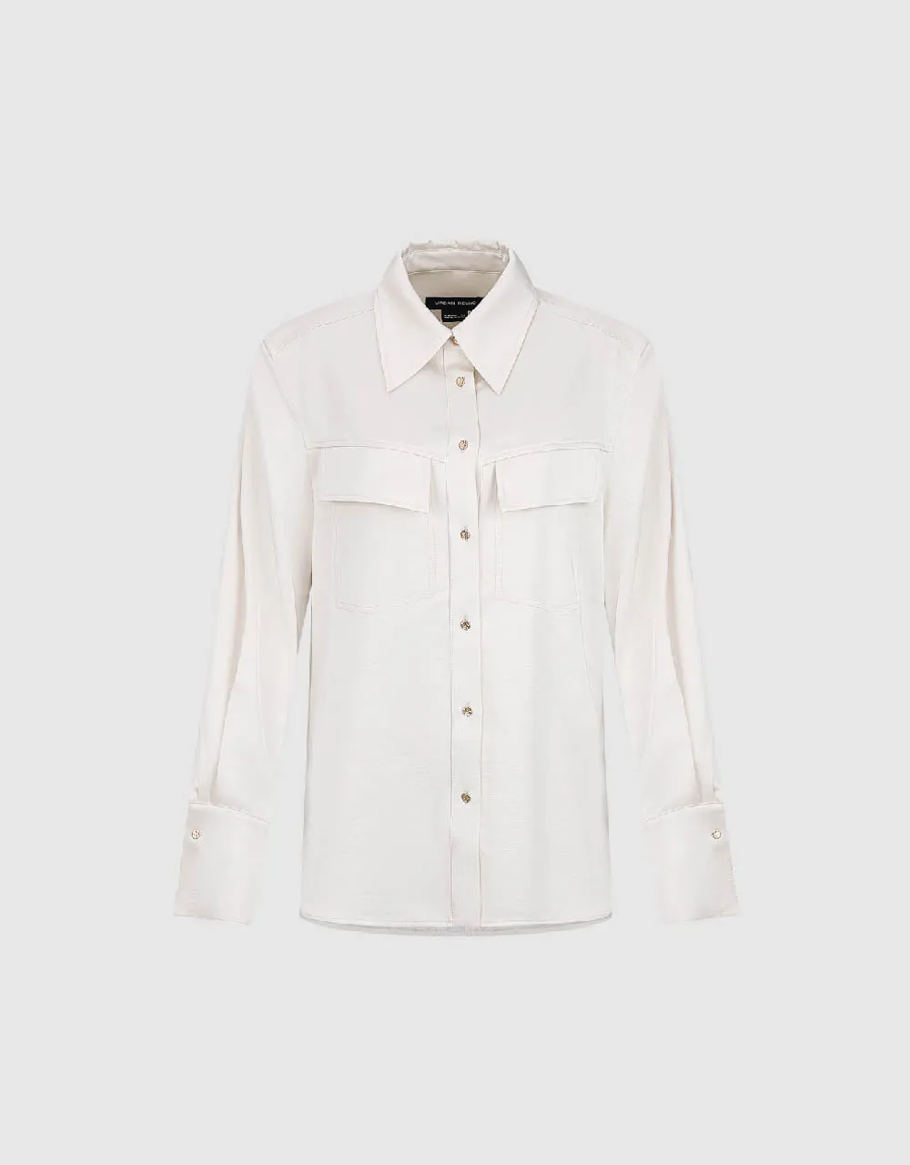 Straight Loose Shirt sold by Urban Revivo product image thumbnail 2
