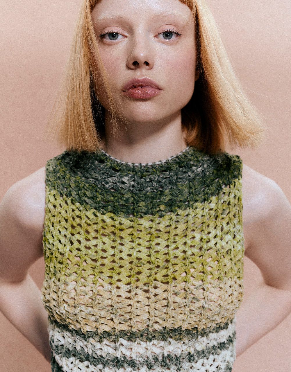 Striped Crew Neck Knitted Vest sold by Urban Revivo product image thumbnail 5