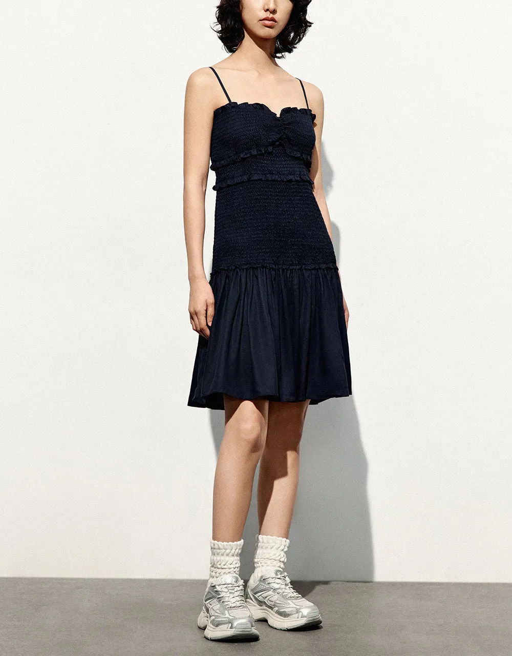 Off-Shoulder Skinny Cami Dress sold by Urban Revivo product image thumbnail 3