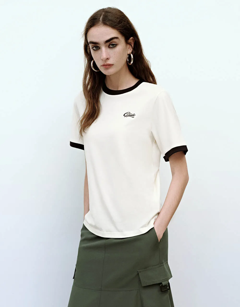 Printed Crew Neck T-Shirt sold by Urban Revivo product image thumbnail 3