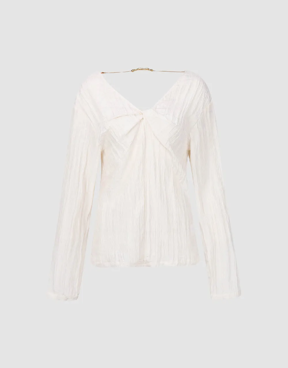 V-Neck Overhead Shirt sold by Urban Revivo product image thumbnail 2