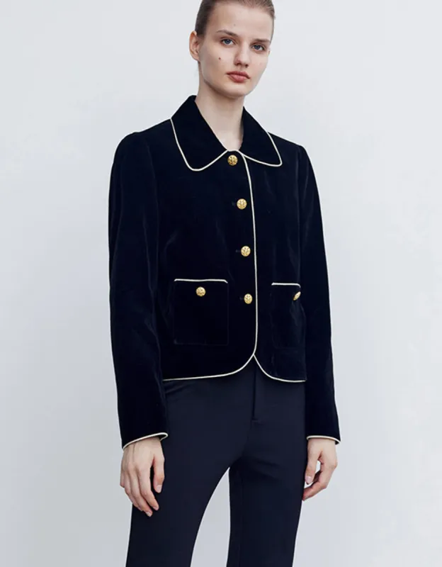 Straight Jacket With Shirt Collar sold by Urban Revivo