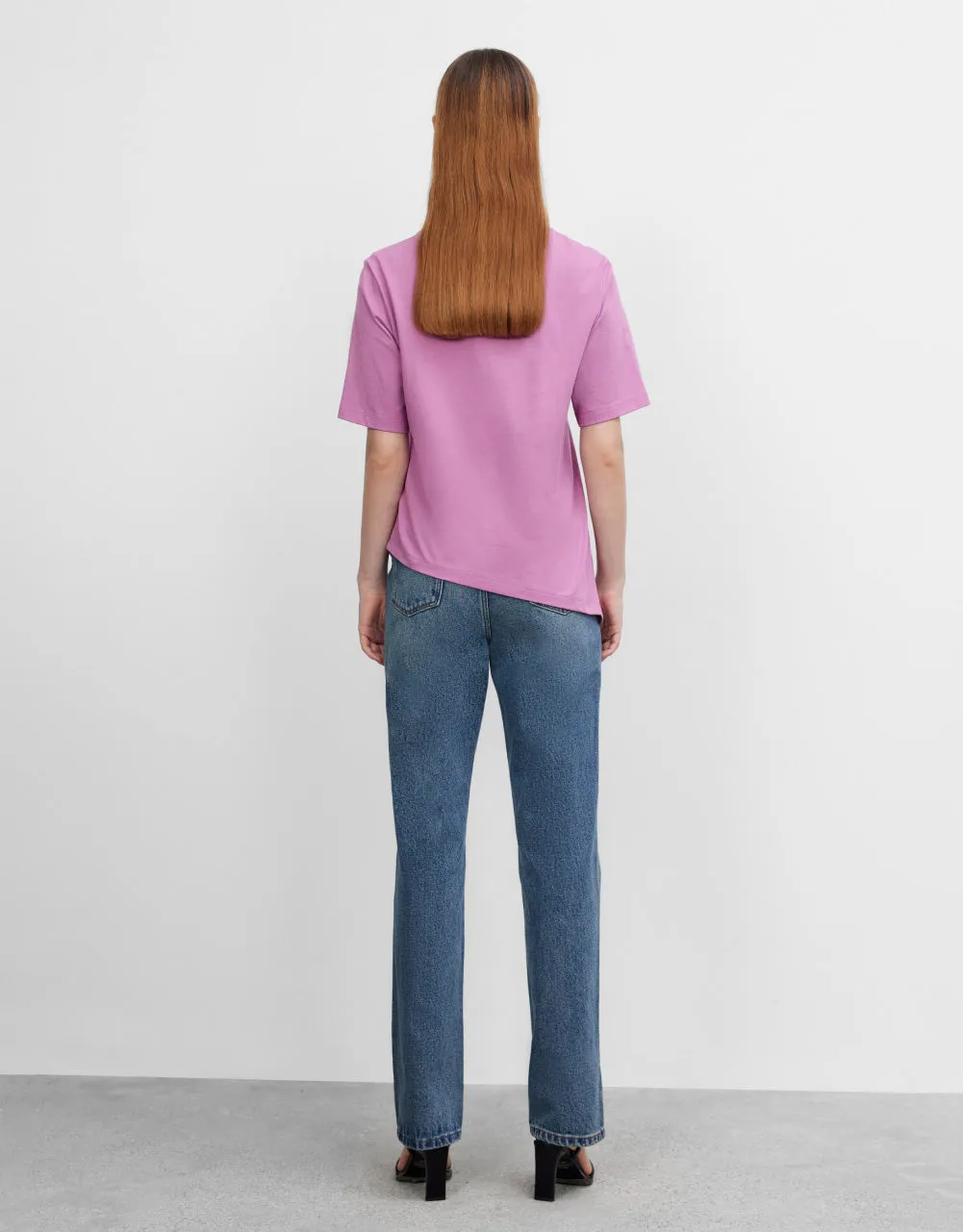 Asymmetric Crew Neck Regular T-Shirt sold by Urban Revivo product image thumbnail 3