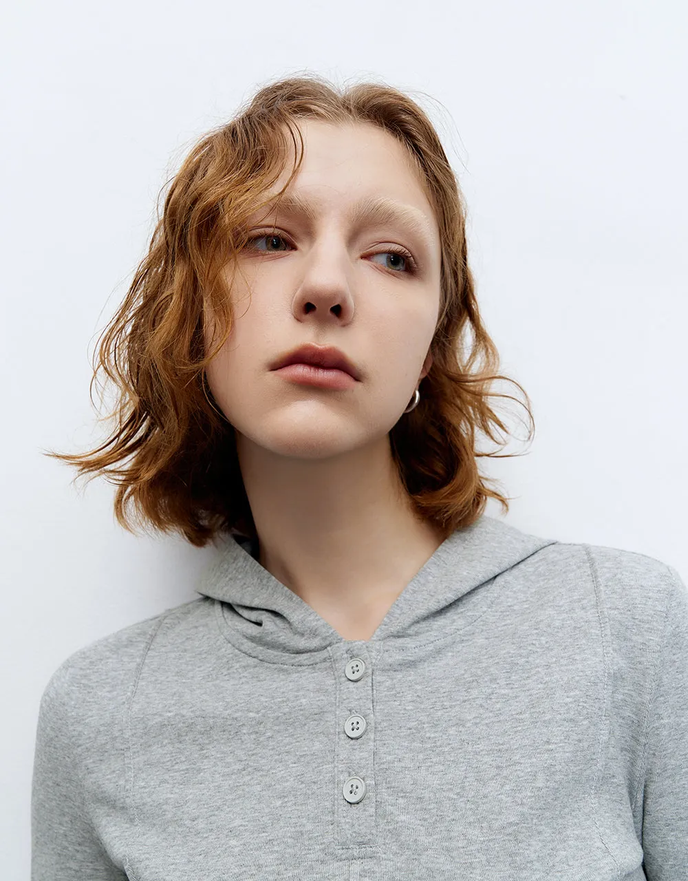 Hooded Skinny Knitted T-Shirt sold by Urban Revivo product image thumbnail 4