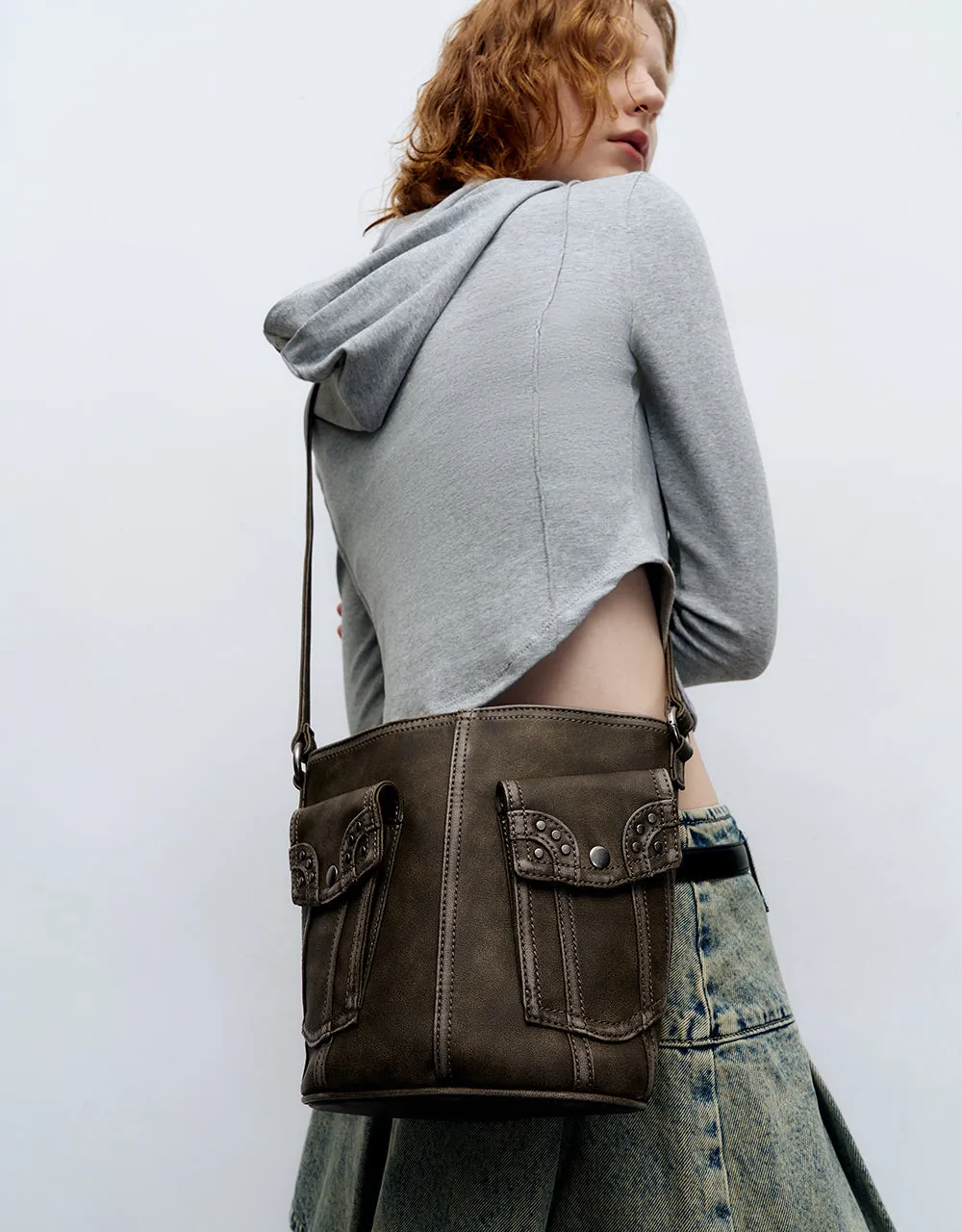 Hooded Skinny Knitted T-Shirt sold by Urban Revivo product image thumbnail 3