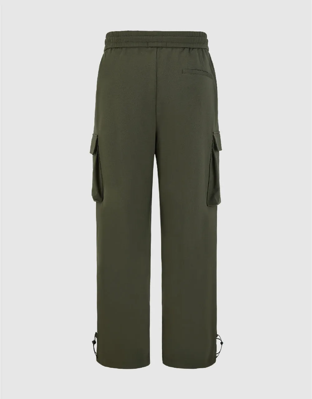 Drawstring Waist Straight Pants sold by Urban Revivo product image thumbnail 3
