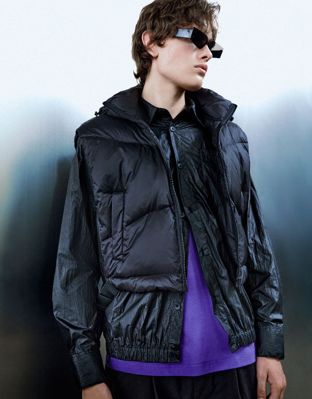 Hooded Puffer Waistcoat sold by Urban Revivo product image thumbnail 3