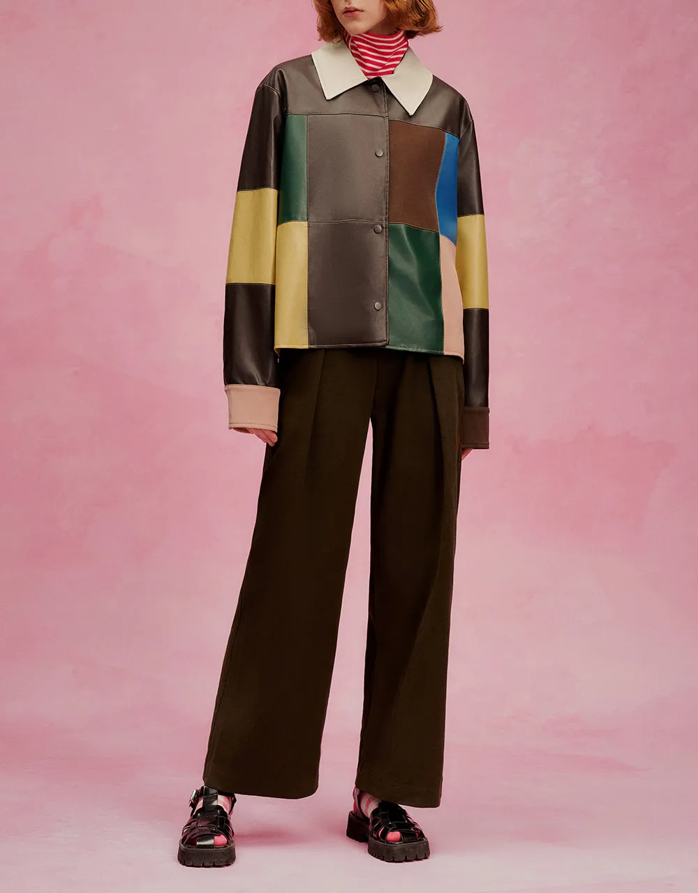 Loose Wide-Leg Pants sold by Urban Revivo product image thumbnail 2