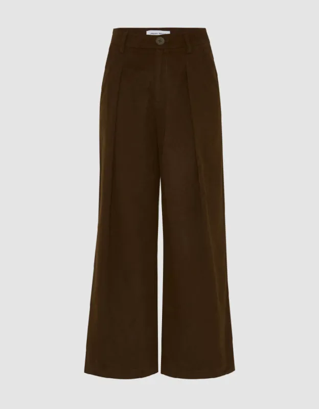 Loose Wide-Leg Pants sold by Urban Revivo