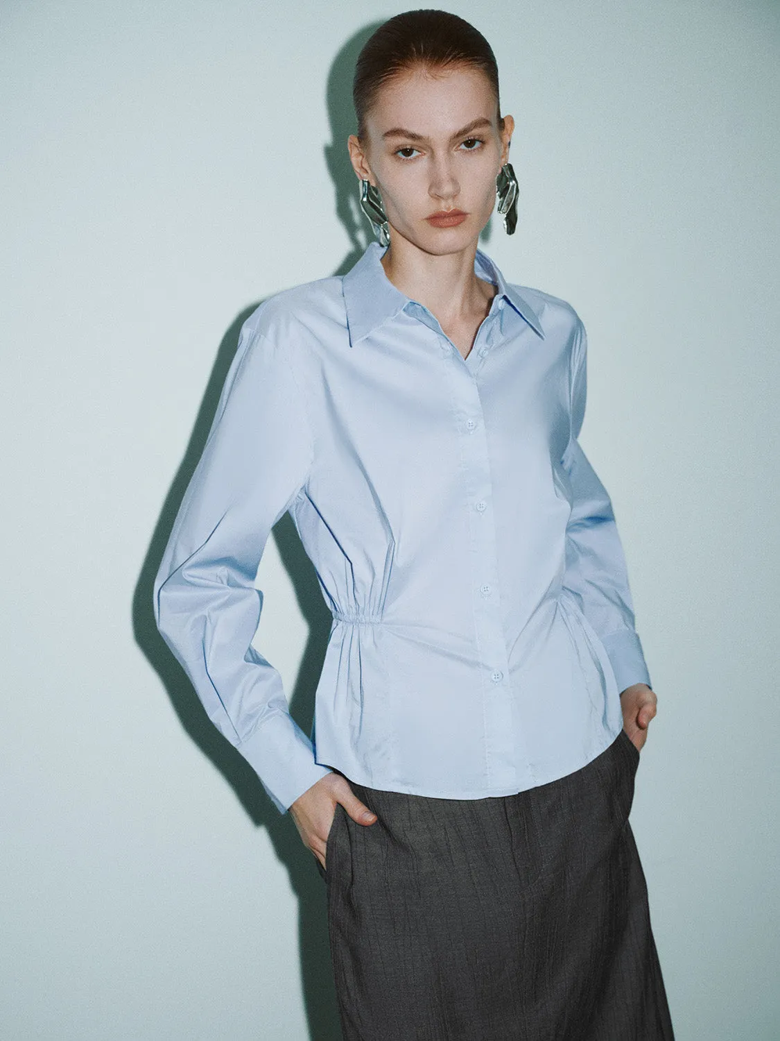 Loose Skater Shirt sold by Urban Revivo product image thumbnail 3