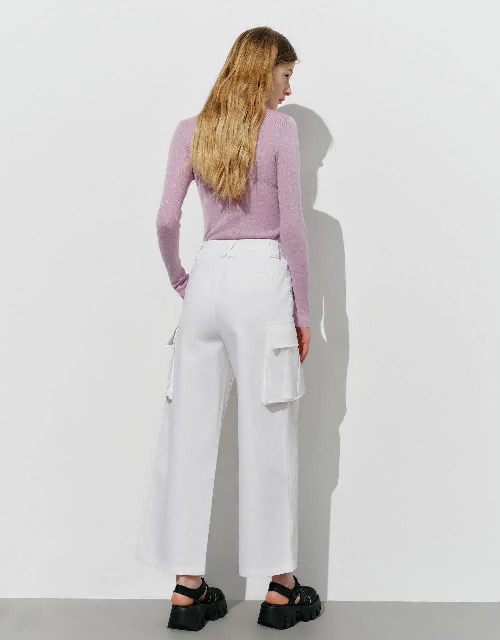 Multi-Pocket Straight Pants sold by Urban Revivo product image thumbnail 5