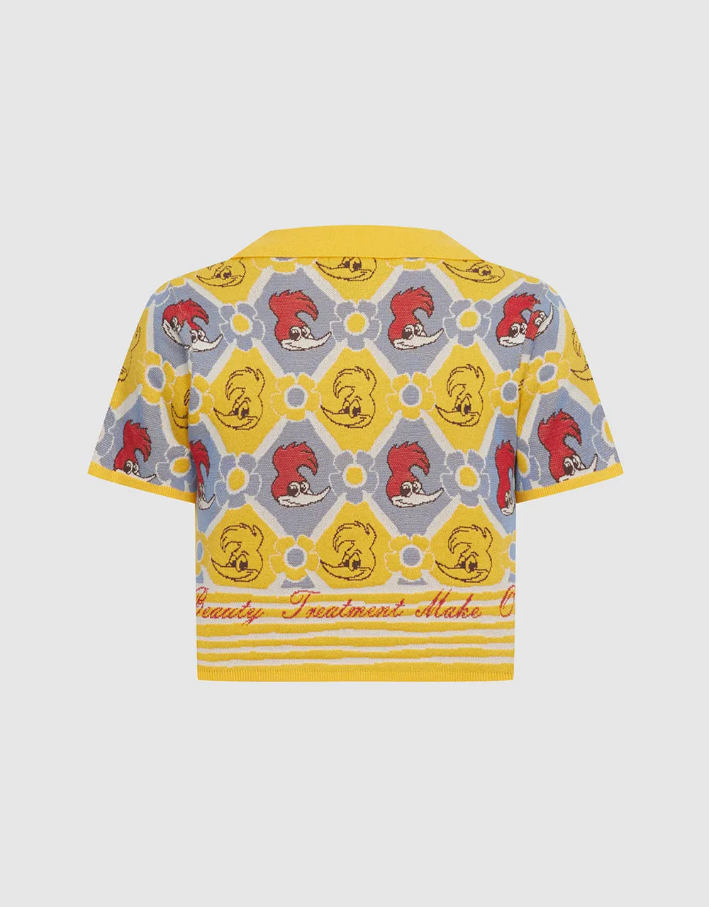 Woody Woodpecker Plaid Short Sleeve Cardigan sold by Urban Revivo product image thumbnail 4