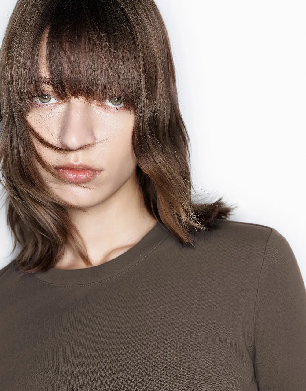 Crew Neck Skinny T-Shirt sold by Urban Revivo product image thumbnail 5