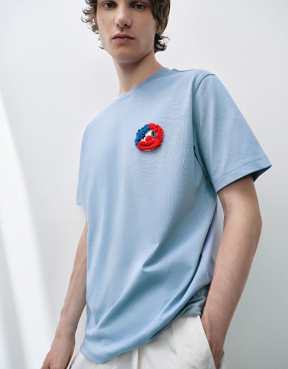 Joker Embossed Crew Neck T-Shirt sold by Urban Revivo product image thumbnail 3