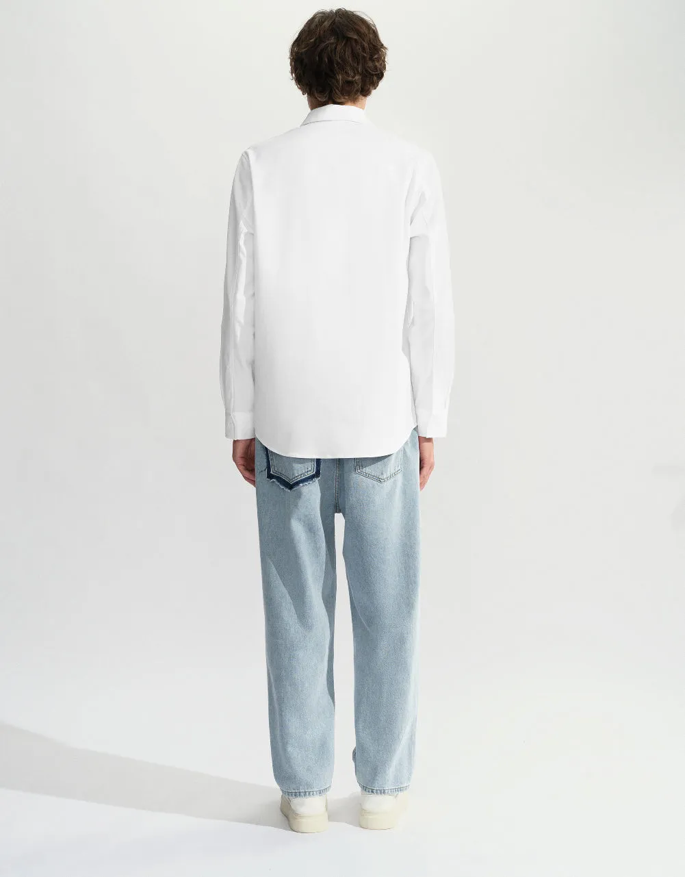 Button Up Straight Shirt sold by Urban Revivo product image thumbnail 4