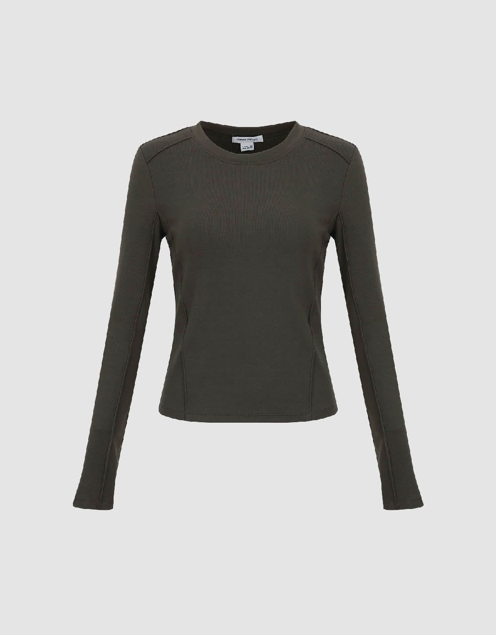 Crew Neck Skinny T-Shirt sold by Urban Revivo product image thumbnail 2