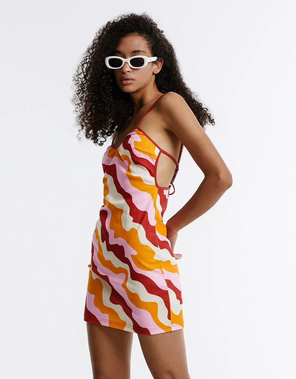 Tie Back Striped Dress sold by Urban Revivo product image thumbnail 2