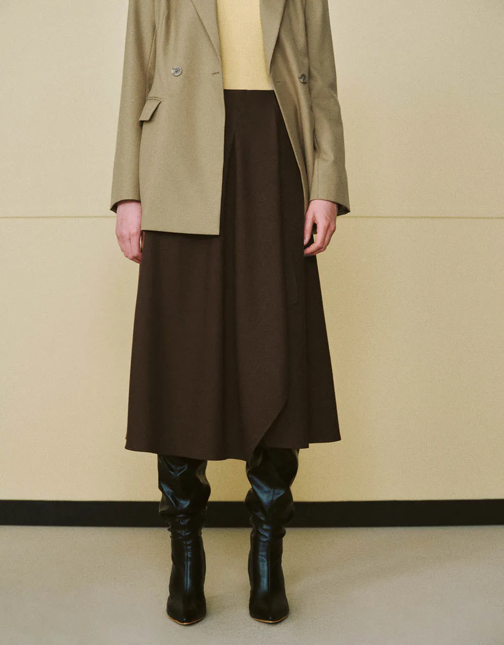 Midi A-Line Skirt sold by Urban Revivo product image thumbnail 2