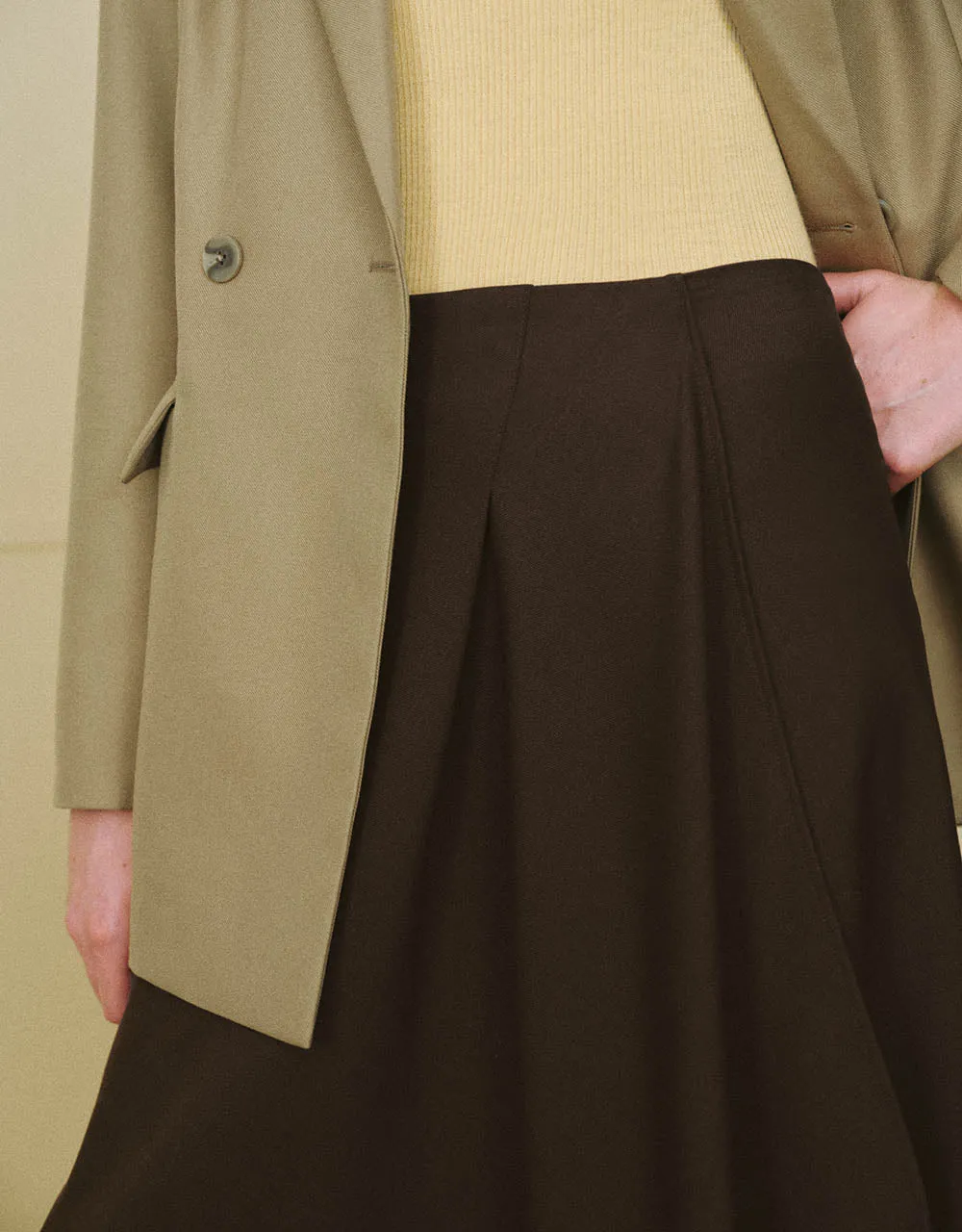 Midi A-Line Skirt sold by Urban Revivo product image thumbnail 5