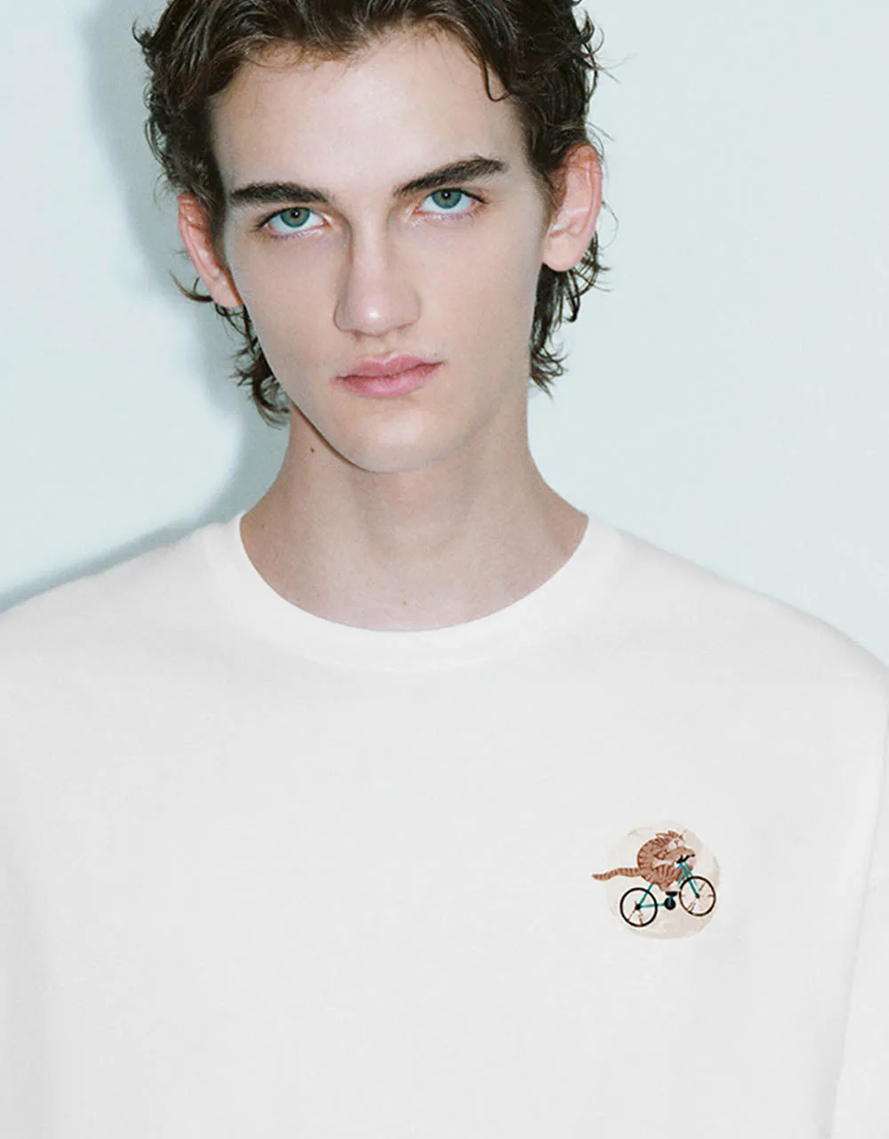 Crew Neck Loose T-Shirt sold by Urban Revivo product image thumbnail 4