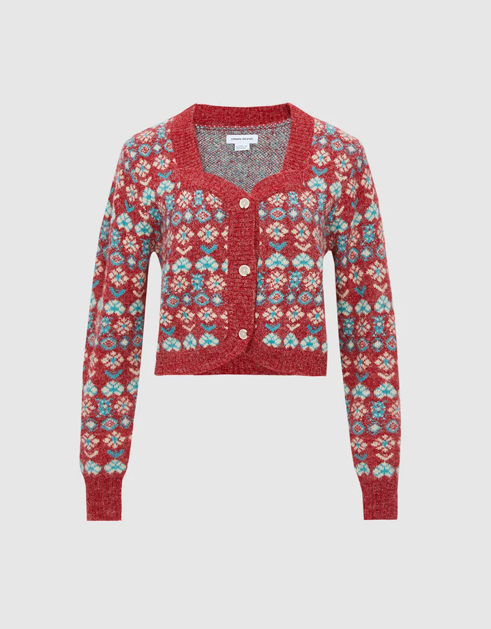 Floral Button Up Cardigan sold by Urban Revivo